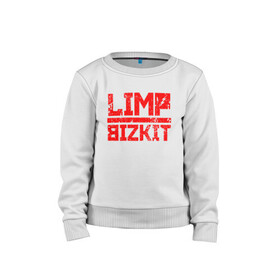 Детский свитшот хлопок с принтом LIMP BIZKIT в Петрозаводске, 100% хлопок | круглый вырез горловины, эластичные манжеты, пояс и воротник | dj lethal | limp bizkit | rock | джон отто | лимп бизкит | майк смит | музыка | роб уотерс | рок | сэм риверс | терри бальзамо | уэс борланд | фред дёрст