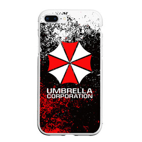 Чехол для iPhone 7Plus/8 Plus матовый с принтом UMBRELLA CORP в Петрозаводске, Силикон | Область печати: задняя сторона чехла, без боковых панелей | ada wong | biohazard | leon | nemesis | project resistance | raccoon city | re2 | resident evil 2 | rpd | stars | umbrella | ада вонг | амбрелла | немесис | ужасы