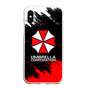 Чехол для iPhone XS Max матовый с принтом UMBRELLA CORP в Петрозаводске, Силикон | Область печати: задняя сторона чехла, без боковых панелей | ada wong | biohazard | leon | nemesis | project resistance | raccoon city | re2 | resident evil 2 | rpd | stars | umbrella | ада вонг | амбрелла | немесис | ужасы