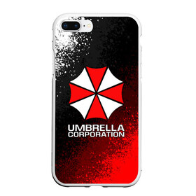 Чехол для iPhone 7Plus/8 Plus матовый с принтом UMBRELLA CORP в Петрозаводске, Силикон | Область печати: задняя сторона чехла, без боковых панелей | ada wong | biohazard | leon | nemesis | project resistance | raccoon city | re2 | resident evil 2 | rpd | stars | umbrella | ада вонг | амбрелла | немесис | ужасы