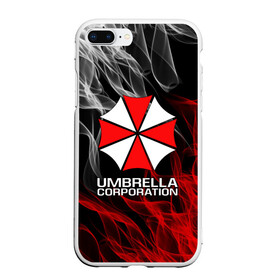 Чехол для iPhone 7Plus/8 Plus матовый с принтом UMBRELLA CORP в Петрозаводске, Силикон | Область печати: задняя сторона чехла, без боковых панелей | ada wong | biohazard | leon | nemesis | project resistance | raccoon city | re2 | resident evil 2 | rpd | stars | umbrella | ада вонг | амбрелла | немесис | ужасы