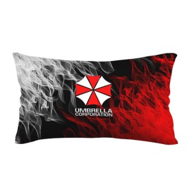 Подушка 3D антистресс с принтом UMBRELLA CORP в Петрозаводске, наволочка — 100% полиэстер, наполнитель — вспененный полистирол | состоит из подушки и наволочки на молнии | ada wong | biohazard | leon | nemesis | project resistance | raccoon city | re2 | resident evil 2 | rpd | stars | umbrella | ада вонг | амбрелла | немесис | ужасы