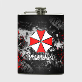 Фляга с принтом UMBRELLA CORP | АМБРЕЛЛА КОРП в Петрозаводске, металлический корпус | емкость 0,22 л, размер 125 х 94 мм. Виниловая наклейка запечатывается полностью | ada wong | biohazard | leon | nemesis | project resistance | raccoon city | re2 | resident evil 2 | rpd | stars | umbrella | ада вонг | амбрелла | немесис | ужасы