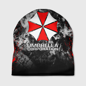 Шапка 3D с принтом UMBRELLA CORP | АМБРЕЛЛА КОРП в Петрозаводске, 100% полиэстер | универсальный размер, печать по всей поверхности изделия | ada wong | biohazard | leon | nemesis | project resistance | raccoon city | re2 | resident evil 2 | rpd | stars | umbrella | ада вонг | амбрелла | немесис | ужасы