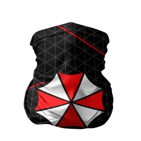 Бандана-труба 3D с принтом UMBRELLA CORP в Петрозаводске, 100% полиэстер, ткань с особыми свойствами — Activecool | плотность 150‒180 г/м2; хорошо тянется, но сохраняет форму | ada wong | biohazard | leon | nemesis | project resistance | raccoon city | re2 | resident evil 2 | rpd | stars | umbrella | ада вонг | амбрелла | немесис | ужасы