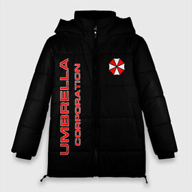 Женская зимняя куртка 3D с принтом Umbrella Corporation в Петрозаводске, верх — 100% полиэстер; подкладка — 100% полиэстер; утеплитель — 100% полиэстер | длина ниже бедра, силуэт Оверсайз. Есть воротник-стойка, отстегивающийся капюшон и ветрозащитная планка. 

Боковые карманы с листочкой на кнопках и внутренний карман на молнии | corporation | umbrella | umbrella corporation | амбрела | амбрелла корпорейшн | военная корпорация | корпорация | фармацевтическая корпорация