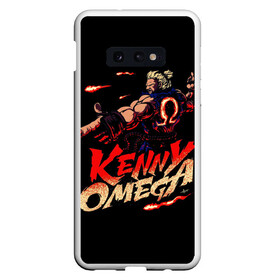 Чехол для Samsung S10E с принтом Kenny Omega Street Fighter в Петрозаводске, Силикон | Область печати: задняя сторона чехла, без боковых панелей | Тематика изображения на принте: kennyomega aew streetfighter