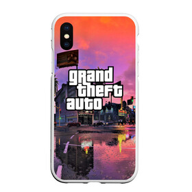 Чехол для iPhone XS Max матовый с принтом Grand Theft Auto V в Петрозаводске, Силикон | Область печати: задняя сторона чехла, без боковых панелей | grand theft auto 2 | grand theft auto 3 | grand theft auto v | grand theft auto: san andreas | grand theft auto: vice city | gta 1 | gta 2 | gta 3 | gta 4 | gta 5 | gta online | gta v | город | игры