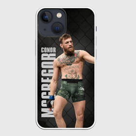 Чехол для iPhone 13 mini с принтом Конор МакГрегор в Петрозаводске,  |  | conor | conor mcgregor | mcgregor | mma | notorious | the notorious | ufc | боец | бои без правил | бокс | конор | конор макгрегор | макгрегор | микс файт | мма