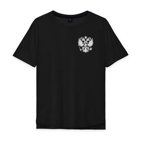 Мужская футболка хлопок Oversize с принтом Боевое самбо с гербом в Петрозаводске, 100% хлопок | свободный крой, круглый ворот, “спинка” длиннее передней части | combat sambo | боевое самбо