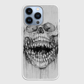 Чехол для iPhone 13 Pro с принтом Dentist skull в Петрозаводске,  |  | Тематика изображения на принте: blood | dentist | skull | teeth | губы | дантист | день стоматолога | зубной | зубы | кровь | подарок | стоматолог | череп