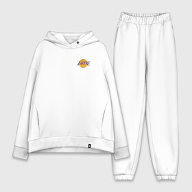 Женский костюм хлопок Oversize с принтом LA LAKERS в Петрозаводске,  |  | america | basketball | kobe bryant | la | la lakers | lakers | los angeles lakers | nba | usa | баскетбол | кобе брайант | лос анджелес лейкерс | нба | сша