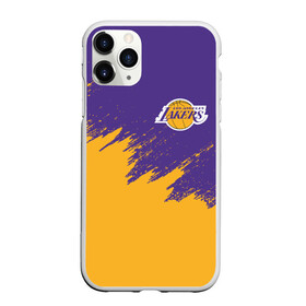 Чехол для iPhone 11 Pro Max матовый с принтом LA LAKERS в Петрозаводске, Силикон |  | america | basketball | kobe bryant | la | la lakers | lakers | los angeles lakers | nba | usa | баскетбол | кобе брайант | лос анджелес лейкерс | нба | сша