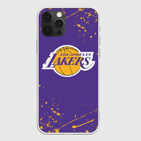 Чехол для iPhone 12 Pro Max с принтом LA LAKERS в Петрозаводске, Силикон |  | Тематика изображения на принте: america | basketball | kobe bryant | la | la lakers | lakers | los angeles lakers | nba | usa | баскетбол | кобе брайант | лос анджелес лейкерс | нба | сша