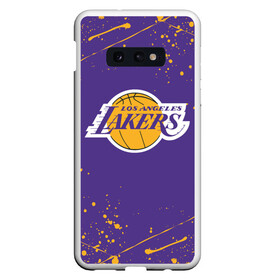 Чехол для Samsung S10E с принтом LA LAKERS в Петрозаводске, Силикон | Область печати: задняя сторона чехла, без боковых панелей | america | basketball | kobe bryant | la | la lakers | lakers | los angeles lakers | nba | usa | баскетбол | кобе брайант | лос анджелес лейкерс | нба | сша