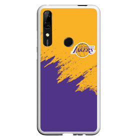 Чехол для Honor P Smart Z с принтом LA LAKERS в Петрозаводске, Силикон | Область печати: задняя сторона чехла, без боковых панелей | Тематика изображения на принте: america | basketball | kobe bryant | la | la lakers | lakers | los angeles lakers | nba | usa | баскетбол | кобе брайант | лос анджелес лейкерс | нба | сша