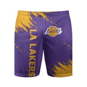 Мужские шорты спортивные с принтом LA LAKERS в Петрозаводске,  |  | america | basketball | kobe bryant | la | la lakers | lakers | los angeles lakers | nba | usa | баскетбол | кобе брайант | лос анджелес лейкерс | нба | сша