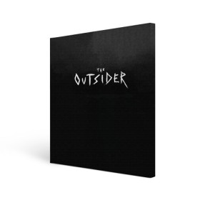 Холст квадратный с принтом The Outsider в Петрозаводске, 100% ПВХ |  | king | outsider | stephen | stephen king | кинг | книга | роман | сериал | стивен | стивен кинг | чужак