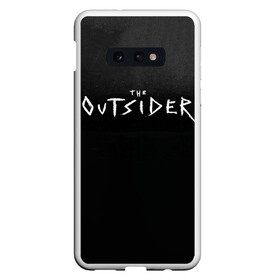 Чехол для Samsung S10E с принтом The Outsider в Петрозаводске, Силикон | Область печати: задняя сторона чехла, без боковых панелей | king | outsider | stephen | stephen king | кинг | книга | роман | сериал | стивен | стивен кинг | чужак