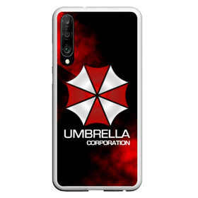 Чехол для Honor P30 с принтом UMBRELLA CORP в Петрозаводске, Силикон | Область печати: задняя сторона чехла, без боковых панелей | biohazard | biohazard 7 | crocodile | fang | game | hand | monster | new umbrella | resident evil | resident evil 7 | umbrella | umbrella corp | umbrella corporation | zombie | обитель