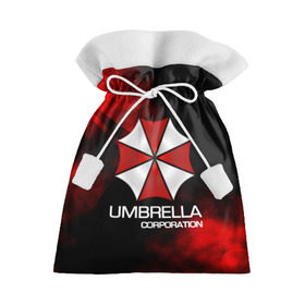 Подарочный 3D мешок с принтом UMBRELLA CORP в Петрозаводске, 100% полиэстер | Размер: 29*39 см | biohazard | biohazard 7 | crocodile | fang | game | hand | monster | new umbrella | resident evil | resident evil 7 | umbrella | umbrella corp | umbrella corporation | zombie | обитель