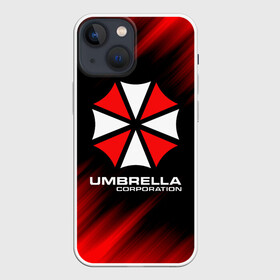 Чехол для iPhone 13 mini с принтом Umbrella Corporation в Петрозаводске,  |  | corp | corporation | resident evil | umbrella | umbrella corporation | зомби апокалипсис | зонт | игра