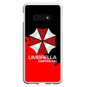 Чехол для Samsung S10E с принтом UMBRELLA CORP в Петрозаводске, Силикон | Область печати: задняя сторона чехла, без боковых панелей | biohazard | biohazard 7 | crocodile | fang | game | hand | monster | new umbrella | resident evil | resident evil 7 | umbrella | umbrella corp | umbrella corporation | zombie | обитель