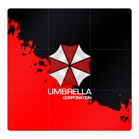 Магнитный плакат 3Х3 с принтом UMBRELLA CORP в Петрозаводске, Полимерный материал с магнитным слоем | 9 деталей размером 9*9 см | Тематика изображения на принте: biohazard | biohazard 7 | crocodile | fang | game | hand | monster | new umbrella | resident evil | resident evil 7 | umbrella | umbrella corp | umbrella corporation | zombie | обитель