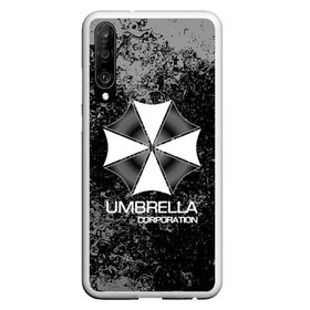 Чехол для Honor P30 с принтом UMBRELLA CORP в Петрозаводске, Силикон | Область печати: задняя сторона чехла, без боковых панелей | biohazard | biohazard 7 | crocodile | fang | game | hand | monster | new umbrella | resident evil | resident evil 7 | umbrella | umbrella corp | umbrella corporation | zombie | обитель