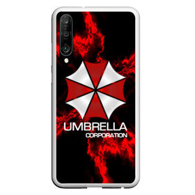 Чехол для Honor P30 с принтом UMBRELLA CORP в Петрозаводске, Силикон | Область печати: задняя сторона чехла, без боковых панелей | biohazard | biohazard 7 | crocodile | fang | game | hand | monster | new umbrella | resident evil | resident evil 7 | umbrella | umbrella corp | umbrella corporation | zombie | обитель