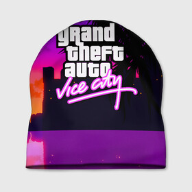 Шапка 3D с принтом GTA:VICE CITY в Петрозаводске, 100% полиэстер | универсальный размер, печать по всей поверхности изделия | grand theft auto 2 | grand theft auto 3 | grand theft auto v | grand theft auto: san andreas | grand theft auto: vice city | gta 1 | gta 2 | gta 3 | gta 4 | gta 5 | gta online | gta v | город | игры