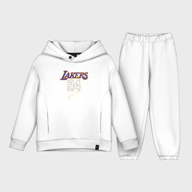 Детский костюм хлопок Oversize с принтом LA LAKERS в Петрозаводске,  |  | america | basketball | kobe bryant | la | la lakers | lakers | los angeles lakers | nba | usa | баскетбол | кобе брайант | лос анджелес лейкерс | нба | сша