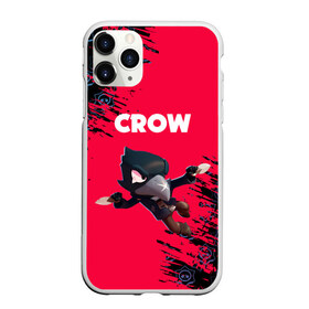 Чехол для iPhone 11 Pro матовый с принтом BRAWL STARS CROW в Петрозаводске, Силикон |  | bea | bibi | brawl stars | colt | crow | el brown | leon | leon shark | max | nita | sally leon | shark | акула | беа | берли | биби | бравл старс | браун | ворон | кольт | леон | леон акула | макс | нита | шелли