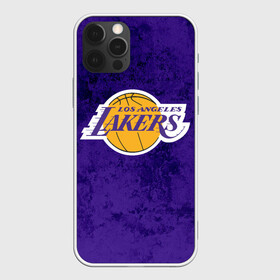 Чехол для iPhone 12 Pro с принтом LA LAKERS в Петрозаводске, силикон | область печати: задняя сторона чехла, без боковых панелей | america | basketball | kobe bryant | la | la lakers | lakers | los angeles lakers | nba | usa | баскетбол | кобе брайант | лос анджелес лейкерс | нба | сша