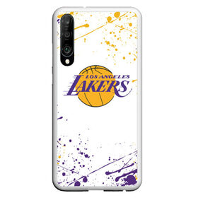 Чехол для Honor P30 с принтом LA LAKERS в Петрозаводске, Силикон | Область печати: задняя сторона чехла, без боковых панелей | america | basketball | kobe bryant | la | la lakers | lakers | los angeles lakers | nba | usa | баскетбол | кобе брайант | лос анджелес лейкерс | нба | сша