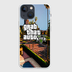 Чехол для iPhone 13 mini с принтом GTA 5 в Петрозаводске,  |  | grand theft auto 2 | grand theft auto 3 | grand theft auto v | grand theft auto: san andreas | grand theft auto: vice city | gta 1 | gta 2 | gta 3 | gta 4 | gta 5 | gta online | gta v | город | игры