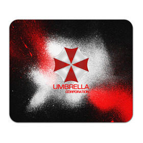 Коврик для мышки прямоугольный с принтом UMBRELLA CORP в Петрозаводске, натуральный каучук | размер 230 х 185 мм; запечатка лицевой стороны | biohazard | biohazard 7 | crocodile | fang | game | hand | monster | new umbrella | resident evil | resident evil 7 | umbrella | umbrella corp | umbrella corporation | zombie | обитель