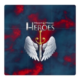 Магнитный плакат 3Х3 с принтом Heroes of Might and Magic в Петрозаводске, Полимерный материал с магнитным слоем | 9 деталей размером 9*9 см | game | heroes | heroes of might and magic | homm | might and magic | ubisoft | герои | герои меча | герои меча и магии | игра