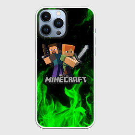 Чехол для iPhone 13 Pro Max с принтом MINECRAFT в Петрозаводске,  |  | Тематика изображения на принте: block | creeper | cube | minecraft | pixel | блок | геометрия | крафт | крипер | кубики | майнкрафт | пиксели