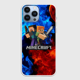 Чехол для iPhone 13 Pro Max с принтом MINECRAFT | МАЙНКРАФТ в Петрозаводске,  |  | Тематика изображения на принте: block | creeper | cube | minecraft | pixel | блок | геометрия | крафт | крипер | кубики | майнкрафт | пиксели