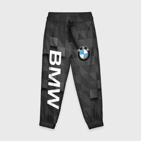 Детские брюки 3D с принтом BMW в Петрозаводске, 100% полиэстер | манжеты по низу, эластичный пояс регулируется шнурком, по бокам два кармана без застежек, внутренняя часть кармана из мелкой сетки | bmw | bmw performance | m | motorsport | performance | бмв | моторспорт