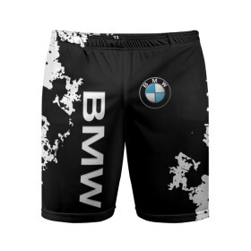 Мужские шорты спортивные с принтом BMW в Петрозаводске,  |  | bmw | bmw performance | m | motorsport | performance | бмв | моторспорт