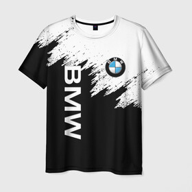 Мужская футболка 3D с принтом BMW | БМВ (Z) в Петрозаводске, 100% полиэфир | прямой крой, круглый вырез горловины, длина до линии бедер | bmw | bmw performance | m | motorsport | performance | бмв | моторспорт
