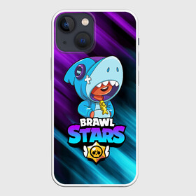 Чехол для iPhone 13 mini с принтом BRAWL STARS LEON SHARK в Петрозаводске,  |  | bibi | brawl stars | crow | el brown | leon | leon shark | max | sally leon | shark | stars | werewolf | акула | биби | ворон | леон | оборотень