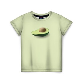 Детская футболка 3D с принтом Авокадо в Петрозаводске, 100% гипоаллергенный полиэфир | прямой крой, круглый вырез горловины, длина до линии бедер, чуть спущенное плечо, ткань немного тянется | авокадо | веган | еда блогеров | мемы | минимализм | прикольные картинки | прикольные надписи | растение | фрукт