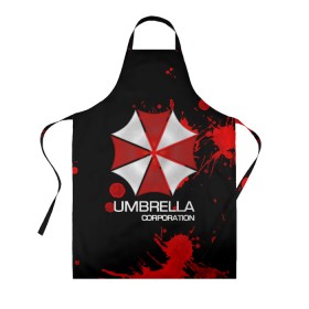 Фартук 3D с принтом UMBRELLA CORP в Петрозаводске, 100% полиэстер | общий размер — 65 х 85 см, ширина нагрудника — 26 см, горловина — 53 см, длина завязок — 54 см, общий обхват в поясе — 173 см. Принт на завязках и на горловине наносится с двух сторон, на основной части фартука — только с внешней стороны | biohazard | biohazard 7 | crocodile | fang | game | hand | monster | new umbrella | resident evil | resident evil 7 | umbrella | umbrella corp | umbrella corporation | zombie | обитель