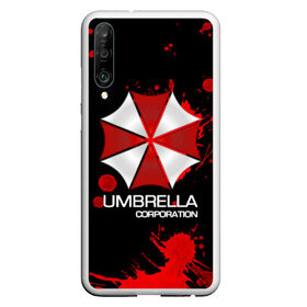 Чехол для Honor P30 с принтом UMBRELLA CORP в Петрозаводске, Силикон | Область печати: задняя сторона чехла, без боковых панелей | biohazard | biohazard 7 | crocodile | fang | game | hand | monster | new umbrella | resident evil | resident evil 7 | umbrella | umbrella corp | umbrella corporation | zombie | обитель