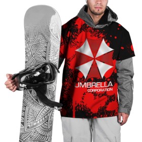 Накидка на куртку 3D с принтом UMBRELLA CORP в Петрозаводске, 100% полиэстер |  | biohazard | biohazard 7 | crocodile | fang | game | hand | monster | new umbrella | resident evil | resident evil 7 | umbrella | umbrella corp | umbrella corporation | zombie | обитель