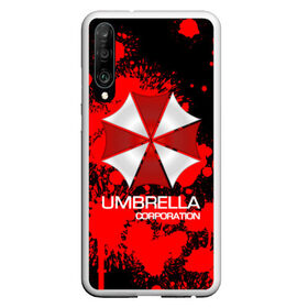 Чехол для Honor P30 с принтом UMBRELLA CORP в Петрозаводске, Силикон | Область печати: задняя сторона чехла, без боковых панелей | biohazard | biohazard 7 | crocodile | fang | game | hand | monster | new umbrella | resident evil | resident evil 7 | umbrella | umbrella corp | umbrella corporation | zombie | обитель