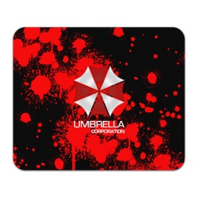 Коврик для мышки прямоугольный с принтом UMBRELLA CORP в Петрозаводске, натуральный каучук | размер 230 х 185 мм; запечатка лицевой стороны | Тематика изображения на принте: biohazard | biohazard 7 | crocodile | fang | game | hand | monster | new umbrella | resident evil | resident evil 7 | umbrella | umbrella corp | umbrella corporation | zombie | обитель